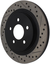 Load image into Gallery viewer, StopTech 05-10 Ford Mustang Slotted &amp; Drilled Right Rear Rotor