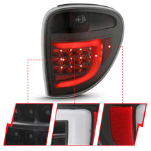 Load image into Gallery viewer, ANZO 2004-2007 Dodge  Grand Caravan LED Tail Lights w/ Light Bar Black Housing Clear Lens