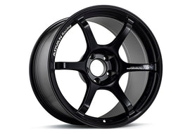 Advan RG-4 18x9.5 +35 5x114.3 Semi Gloss Black Wheel