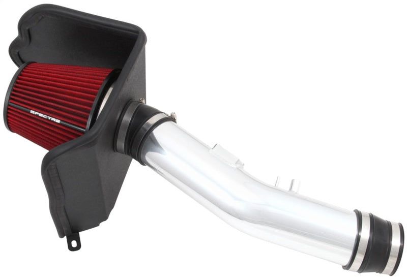 Spectre 10-18 Toyota FJ 10-15 4Runner V6-4.0L F/I Air Intake Kit - Polished w/Red Filter