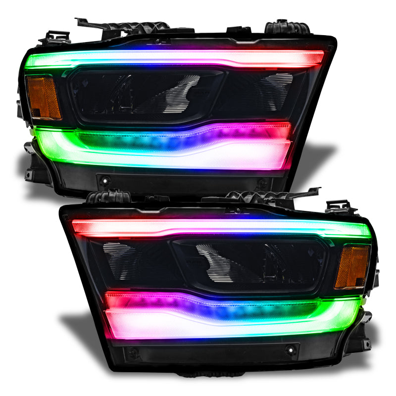 Oracle 19-21 Dodge RAM 1500 RGB+W Headlight DRL Kit - Reflector LED Headlights -