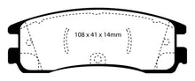 Load image into Gallery viewer, EBC 08-09 Buick Allure (Canada) 5.3 Redstuff Rear Brake Pads