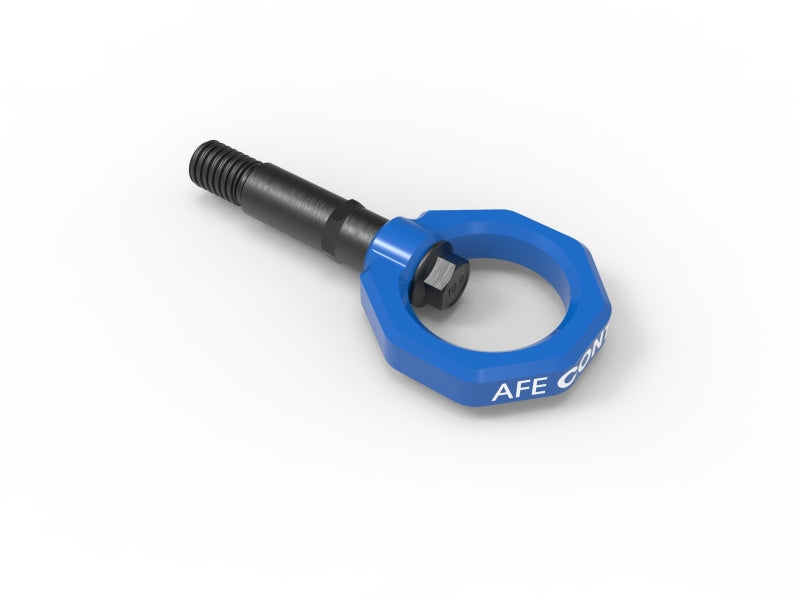 aFe Control Rear Tow Hook Blue 20-21 Toyota GR Supra (A90)