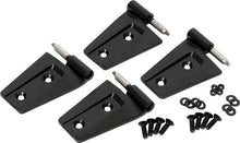 Load image into Gallery viewer, Kentrol 07-18 Jeep Wrangler JK Door Hinge Set 4 Pieces 2 Door - Powdercoat Black