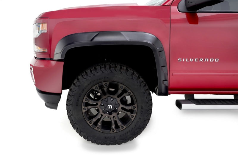 Bushwacker 2019 Chevrolet Silverado 1500 w/ 69.3in Fleetside Bed DRT Style Flares 4pc - Black