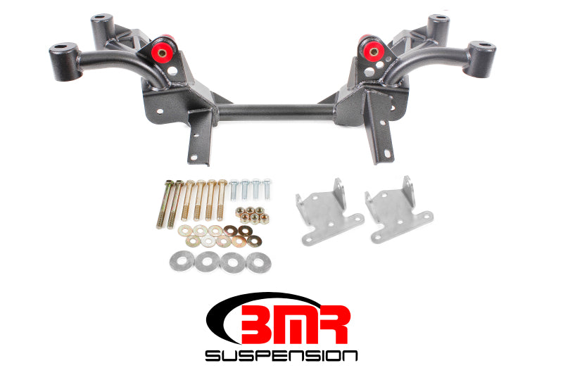 BMR 82-92 3rd Gen F-Body K-Member w/ SBC/BBC Motor Mounts and Pinto Rack Mounts - Black Hammertone