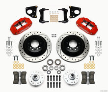 Load image into Gallery viewer, Wilwood Narrow Superlite 6R Front Hub &amp; 1PC Rtr Kit 12.88in Drilled -Red 62-72 CDP B &amp; E Body-Drum