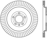 StopTech Premium High Carbon 13-14 Ford Mustang/Shelby GT500 Left Rear Disc Drilled Brake Rotor