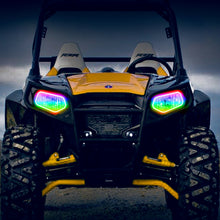 Load image into Gallery viewer, Oracle 08-19 Polaris RZR 570/800/900 Dynamic RGB+W Headlight Halo Kit - - Dynamic SEE WARRANTY