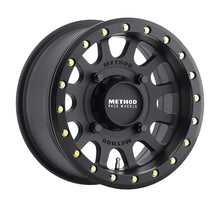 Load image into Gallery viewer, Method MR401 UTV Beadlock 14x7 / 5+2/38mm Offset / 4x156 / 132mm CB Matte Black Wheel