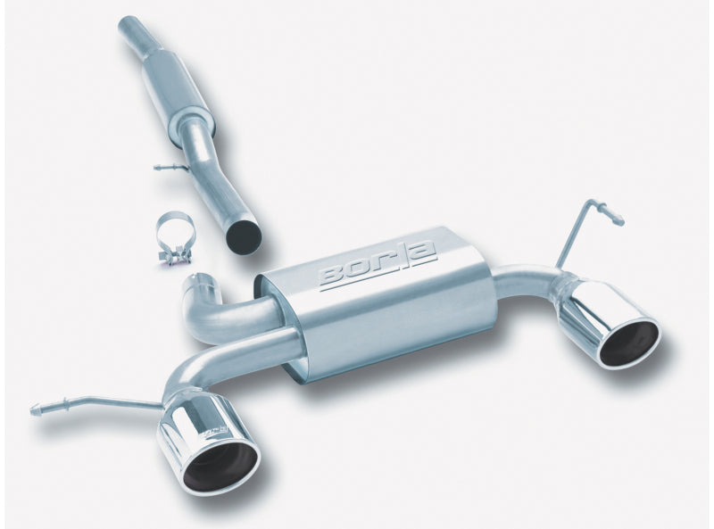 Borla 01-06 Audi TT Quattro 1.8T 225HP MT AWD 2dr Single Split Rear Exit SS Catback Exhaust