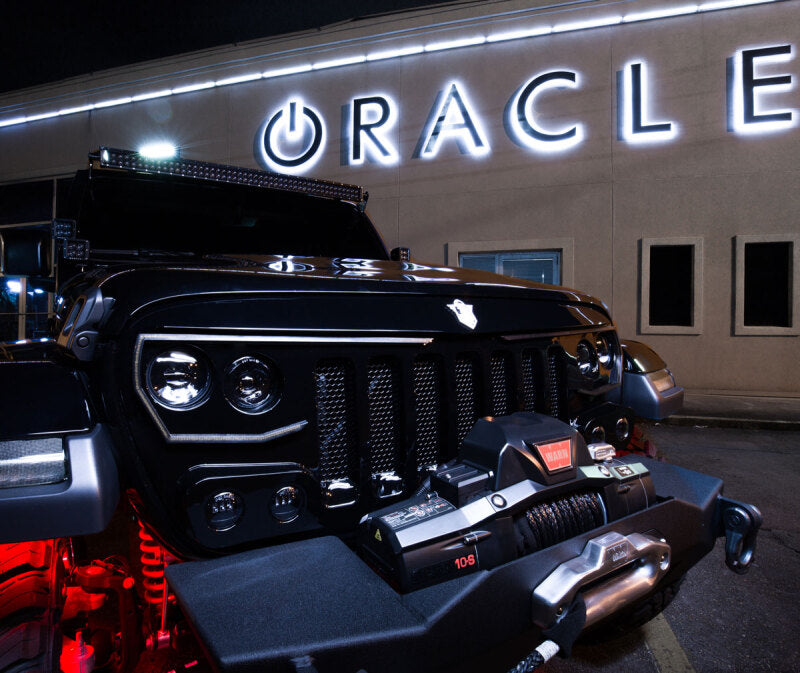 Oracle Black Series - 7D 8 36W Dual Row LED Light Bar - 6000K SEE WARRANTY