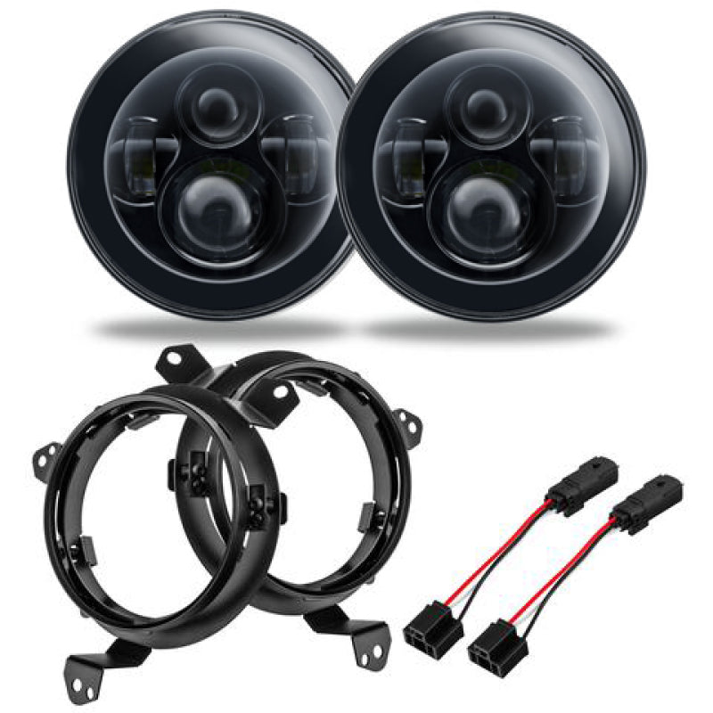 Oracle Jeep Wrangler JL/Gladiator JT 7in. High Powered LED Headlights (Pair) - No Halo SEE WARRANTY