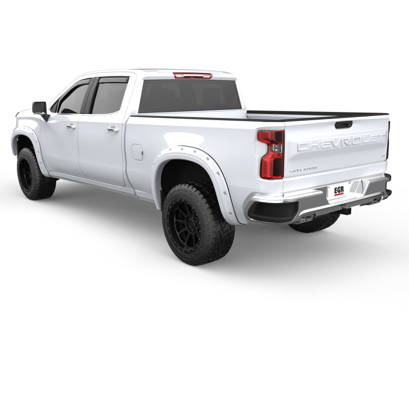 EGR 19-22 Chevrolet Silverado 1500 Summit White Traditional Bolt-On Look Fender Flares Set Of 4