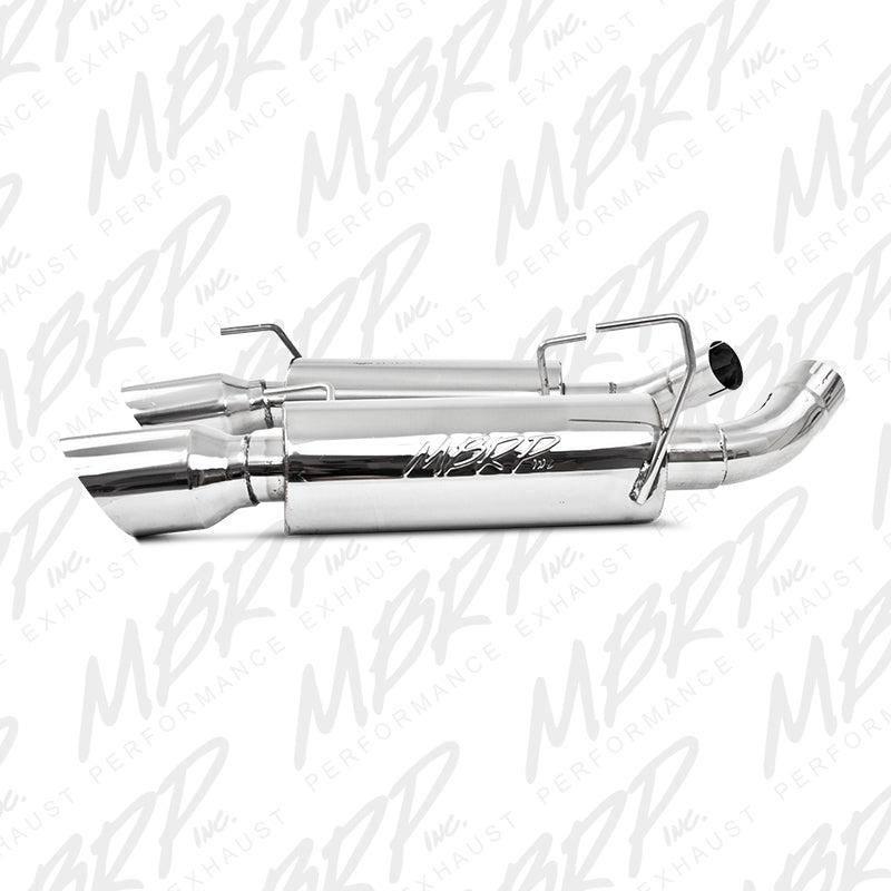 MBRP 05-10 Ford Mustang GT 5.0/Shelby GT500 Dual Mufflers Axle Back Split Rear T304