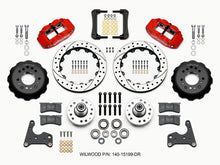 Load image into Gallery viewer, Wilwood Narrow Superlite 6R Front Hub Kit 12.88in Drill Red 65-72 CDP C Body -Drum
