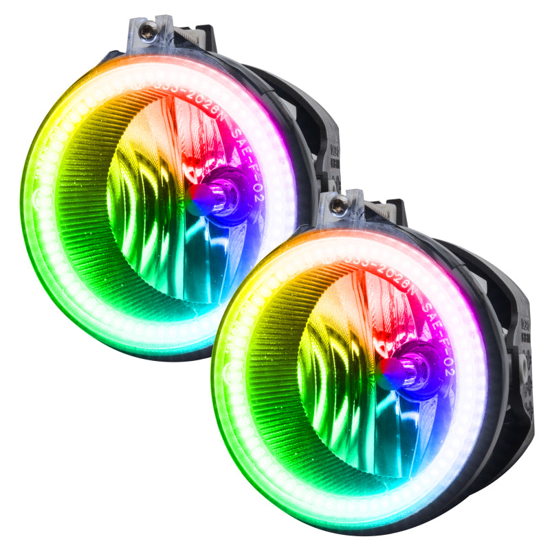 Oracle Dodge Charger 05-14 LED Waterproof Fog Halo Kit - ColorSHIFT SEE WARRANTY