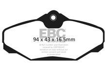 Load image into Gallery viewer, EBC 94-00 Ford Taurus 3.0L Yellowstuff Rear Brake Pads