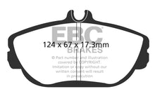 Load image into Gallery viewer, EBC 94-00 Ford Taurus 3.0 Greenstuff Front Brake Pads