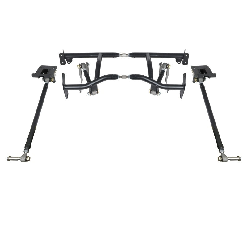 Ridetech 70-81 GM F-Body Bolt-On 4-Link with Double Adj. Bars, R-Joints, Cradle, and Other Hardware