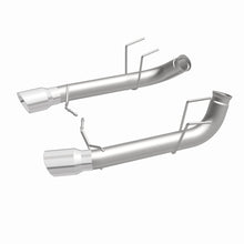 Load image into Gallery viewer, MagnaFlow 13 Ford Mustang Dual Split Rear Exit Stainless Axle-Back Cat Back Exhaust (Competition)