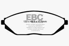 Load image into Gallery viewer, EBC 12-16 Chevrolet Spark 1.2 (Mexico) Greenstuff Front Brake Pads