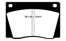 Load image into Gallery viewer, EBC 67-74 Ac 428 7.0 Redstuff Front Brake Pads