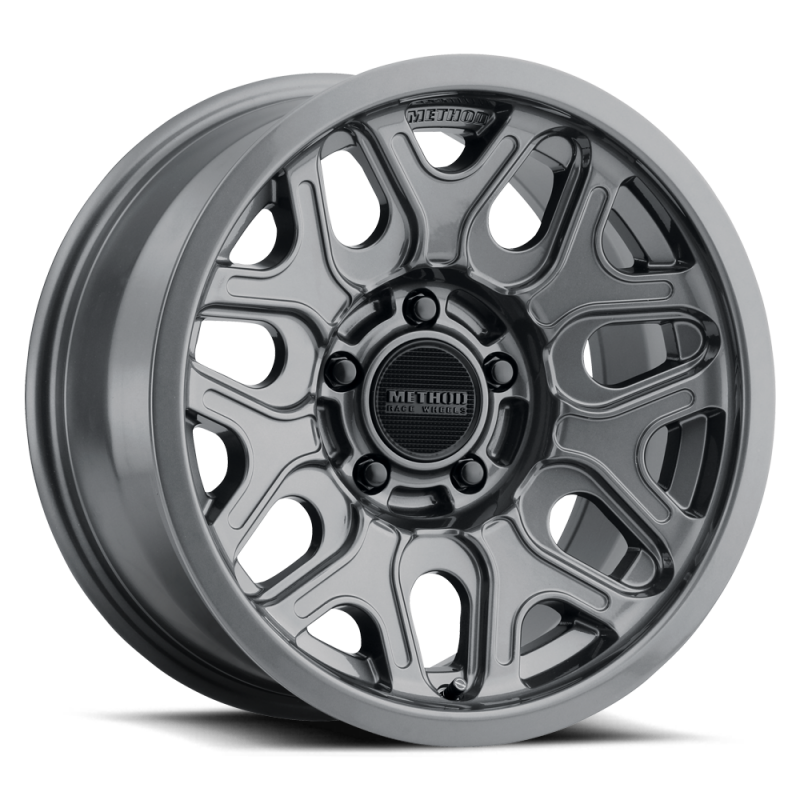 Method MR322 / 20x9 / 8x180 BP / 12ET / 5.44in BS / 130.81mm CB - Gloss Titanium Wheel