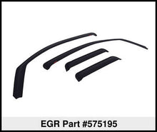 Load image into Gallery viewer, EGR 07-12 Toyota Tundra Crew Max In-Channel Window Visors - Set of 4 - Matte (575195)