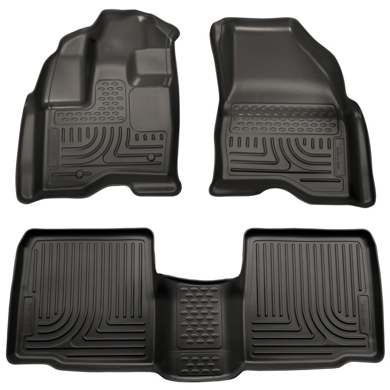 Husky Liners 10-13 Ford Taurus WeatherBeater Combo Black Floor Liners