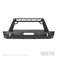 Load image into Gallery viewer, Westin 07-18 Jeep Wrangler JK WJ2 Stubby Front Bumper w/LED Lt Bar Mnt - Tex. Blk