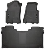 Husky Liners 19 Dodge Ram 1500 Crew Cab Weatherbeater Black Front & 2nd Seat Floor Liners