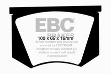 Load image into Gallery viewer, EBC 64-66 Ac Cobra 7.0 Redstuff Rear Brake Pads