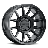 Raceline 950B Gauge 20x9in / 8x180 BP / 18mm Offset / 124.2mm Bore - Satin Black Wheel