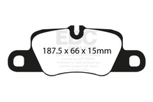 Load image into Gallery viewer, EBC 12-15 Porsche 911 (991) (Cast Iron Rotor only) 3.8 Carrera S Yellowstuff Rear Brake Pads