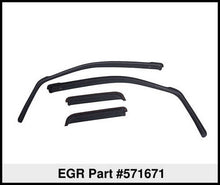 Load image into Gallery viewer, EGR 14+ Chev Silverado/GMC Sierra Double Cab In-Channel Window Visors - Set of 4 (571671)