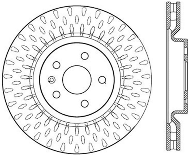 StopTech Slotted & Drilled Sport Brake Rotor