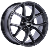 BBS SR 19x8.5 5x114.3 ET45 Satin Grey Wheel -82mm PFS/Clip Required