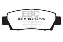 Load image into Gallery viewer, EBC 95-96 Toyota Avalon 3.0 Greenstuff Rear Brake Pads