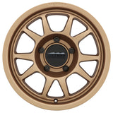 Method MR702 17x8.5 0mm Offset 5x150 110.5mm CB Method Bronze Wheel