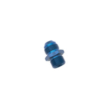 Load image into Gallery viewer, Russell Performance -4 AN Flare to 10mm x 1.25 Metric Thread Adapter (Blue)