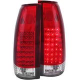 ANZO 1999-2000 Cadillac Escalade LED Taillights Red Clear G2