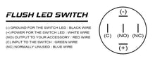 Load image into Gallery viewer, Oracle Pre-Wired Power Symbol On/Off Flush Mount LED Switch - UV/Purple