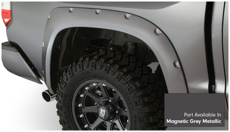 Bushwacker 16-18 Toyota Tundra Fleetside Pocket Style Flares 4pc - Magnetic Grey