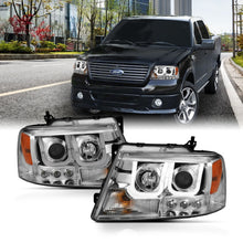 Load image into Gallery viewer, ANZO 2004-2008 Ford F-150 Projector Headlights w/ U-Bar Chrome