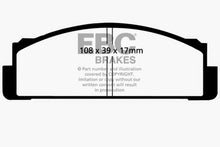 Load image into Gallery viewer, EBC 68-83 Fiat 124 1.6 Yellowstuff Front Brake Pads
