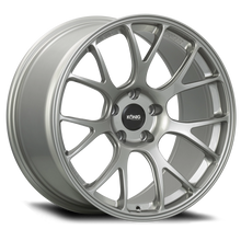 Load image into Gallery viewer, Konig Forged F1M 17X9 4X100 ET45 Ash Silver Knurled Bead