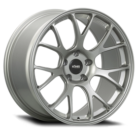 Konig Forged F1M 17X9 4X100 ET45 Ash Silver Knurled Bead