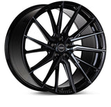 Vossen HF-4T 22x9 / 5x112 / ET32 / Flat Face / 66.5 - Double Tinted - Gloss Black - Left Wheel