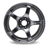 Advan TC4 18x9.5 +45 5-114.3 Racing Gunmetallic and Ring Wheel